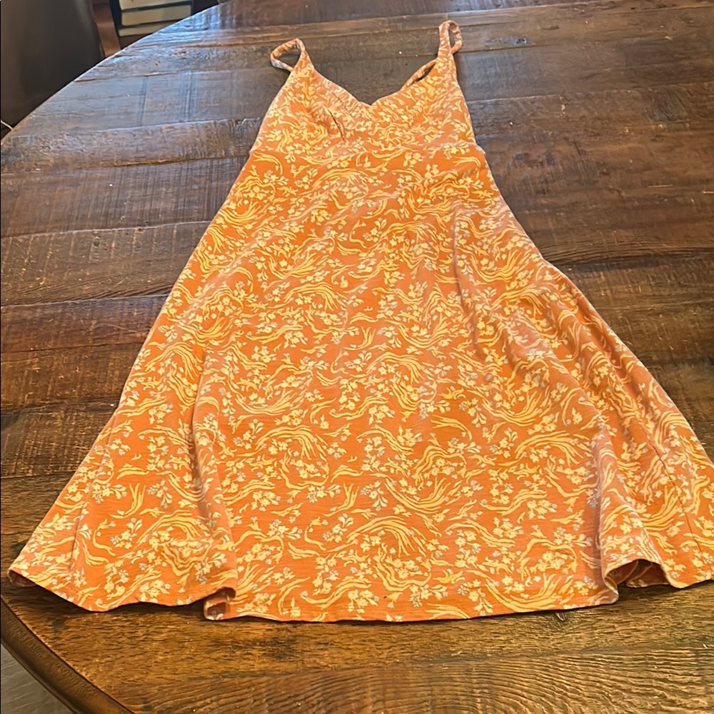 Patagonia Orange Floral Dress